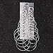 Monily Simple Punk Big Hoop Earrings 12 Pair Set Woman Jewellery Club