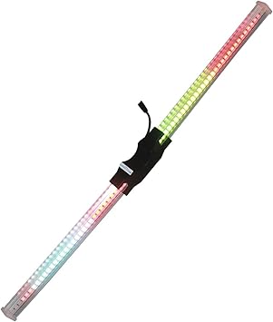 64 rgb led rechargeable diy wheel light