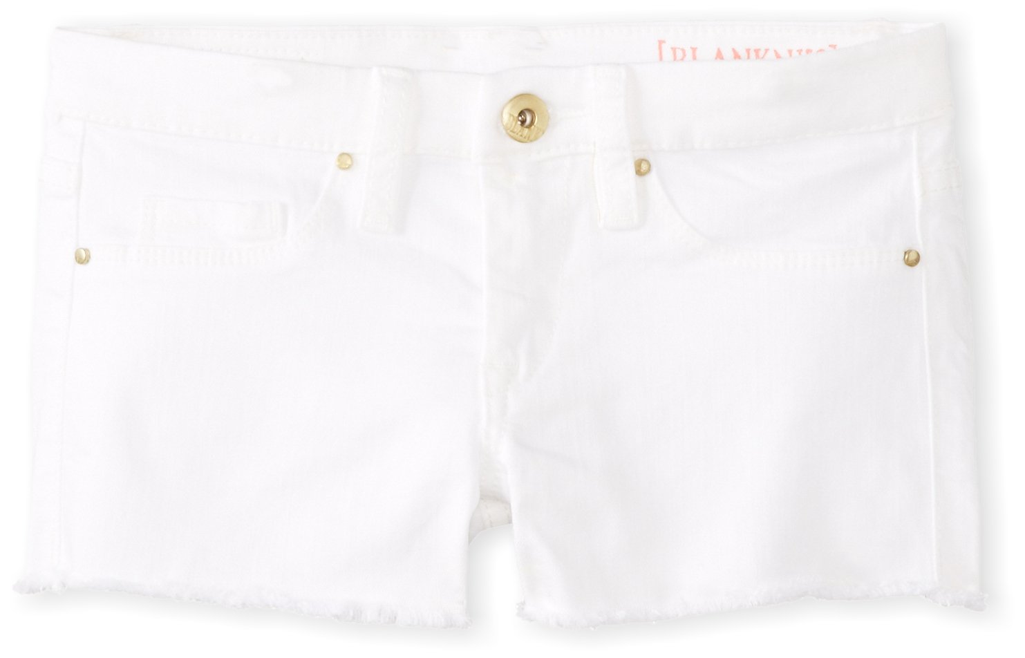 Photo 1 of [BLANKNYC] Girls 7-16 Cutt Off Shorts, White Lines, 12