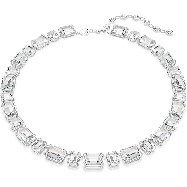 【極美品】エクステンダー付き！Millenia Tennis ネックレス Amazon.com: Swarovski Millenia Tennis necklace, Octagon cut