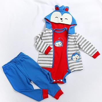 FidgetGear Simulate Cartoon Printing Cotton Clothing for 58~60CM Doll Toy Monkey 58~60CM