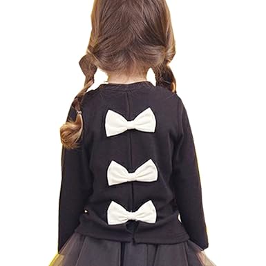 Amazon 背中リボンカーディガン ブラック フォーマルモノトーン