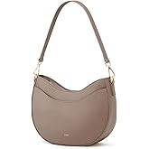 Kattee Leather Crossbody Bags for Women, Small Purses and Handbags, Soft Hobo Shoulder Satchel with Zipper Closure
