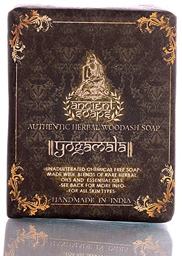 (Yogamalä) Luxurious Ayurvedic Botanical Oleoresin Handmade Soaps from India. No Chemical Addictives, Colorants/Micas, Bases, or Perfumes. Indigenous all Natural Palm free 100% Herbal Vegan Soap