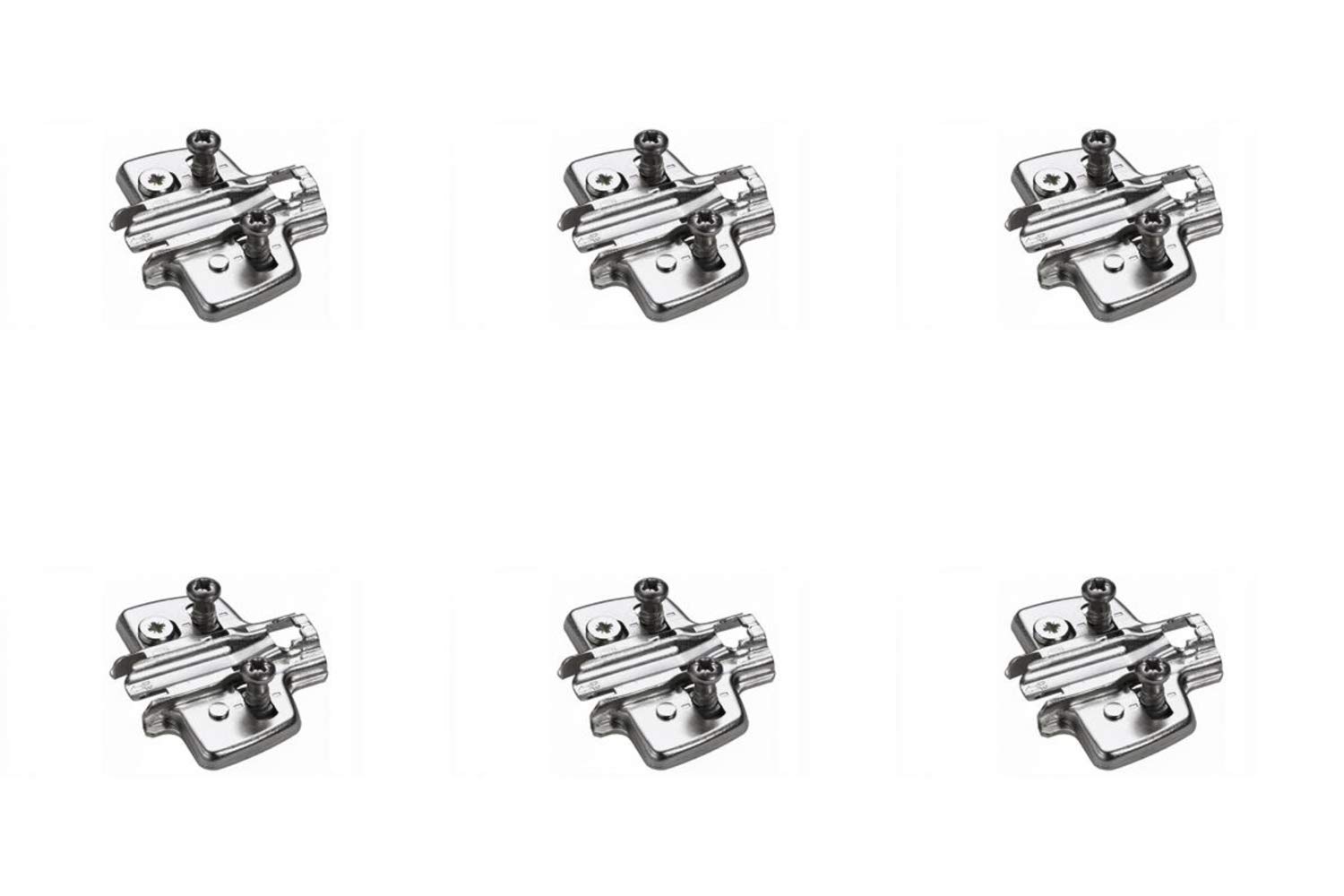 Hettich Cross Mounting Plate Direct Height Adjustment for Sensys and Intermat Hinges (9071666) x6