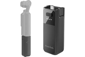 Maectech Fast Charging Battery Handle for Osmo Pocket 3 Accessories for Pocket 3 Battery Grips with Original Factory Battery 