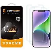 Supershieldz (2 Pack) Anti Glare (Matte) Screen Protector Designed for iPhone 17e, 16e, 14, 13, 13 Pro (6.1 inch) [Tempered Glass] Anti Fingerprint, Anti Scratch, Bubble Free