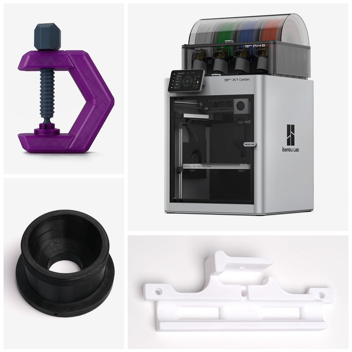 eSUN PETG Filament 1.75 mm, PETG 3D Printer Filament, Measurement Accuracy +/- 0.03 mm, 1KG pro Spule, 2 Spulen 3D Druck Filament für 3D Drucker, Einfarbig Silber 5