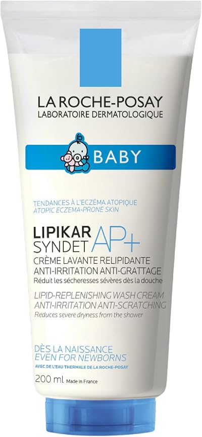La Roche-Posay Baby Lipikar Syndet AP+ Body Wash 200ml Dry Itchy Skin