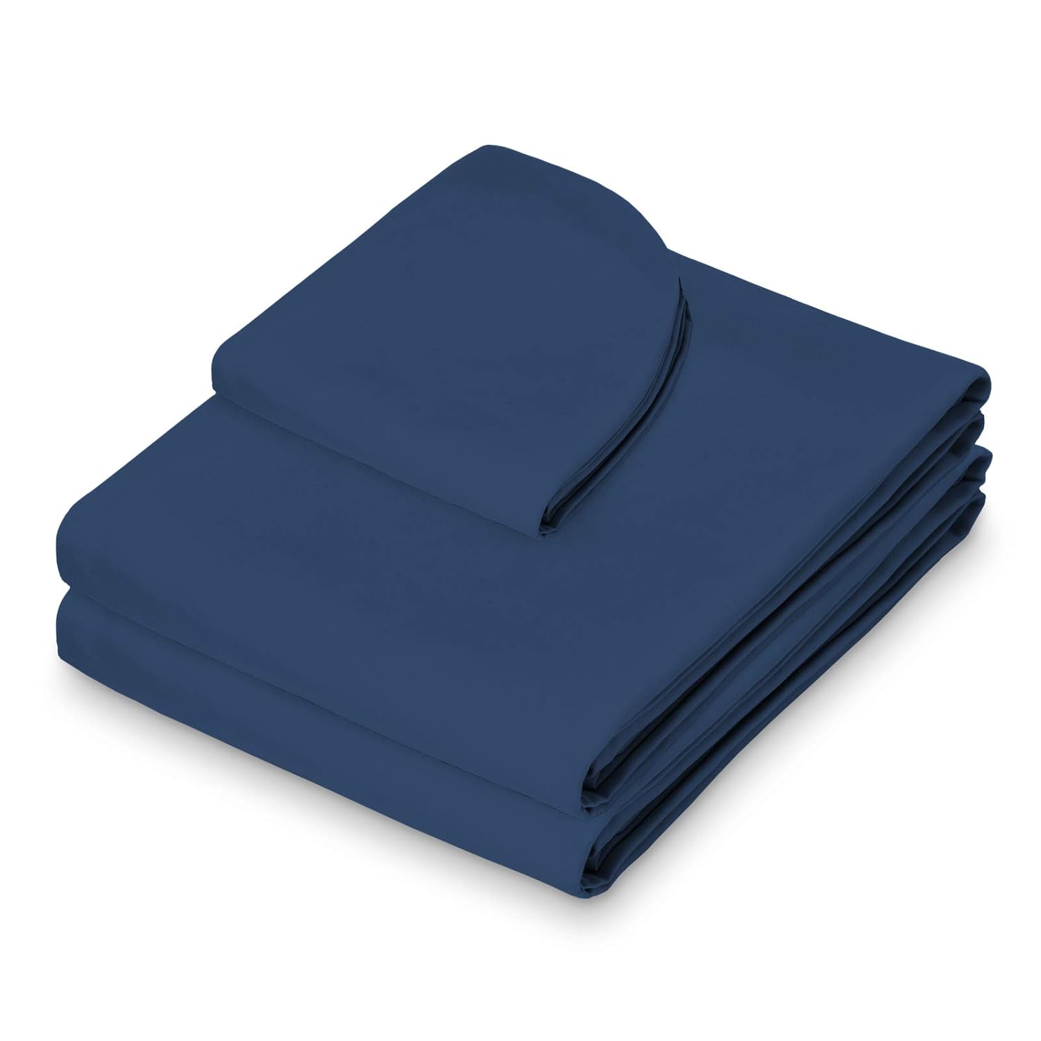 Saloniture 3-Piece Microfiber Massage Table Sheet Set - Premium Facial Bed Cover - Includes Flat and Fitted Sheets with Face Cradle Cover - Navy Blue : Beauty