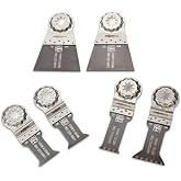 Fein Best of E-Cut Starlock Plus Wood &amp; Metal Saw Blade Set | Precision Cutting in Wood &amp; Metals, Includes (4) E-Cut Long Life, Includes (2) E-Cut Universal Saw Blade - 35222942080