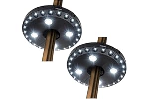 OYOCO Patio Umbrella Light 3 Brightness Modes Cordless 28 LED Lights at 200 lumens-4 x AA Battery Operated,Umbrella Pole Light for Patio Umbrellas,Camping Tents or Outdoor Use(28LED Bright White)