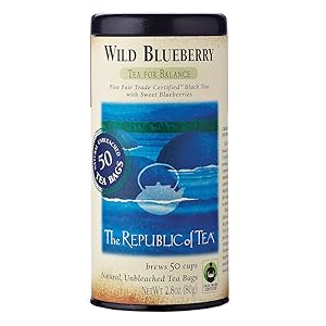 The Republic of Tea, Wild Blueberry Black Tea, 50-Count