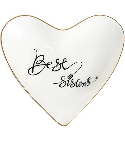 Pavilion "You Are Amazing" Ceramic Heart Dish - Watercolor Floral Trinket Tray & Jewelry Holder