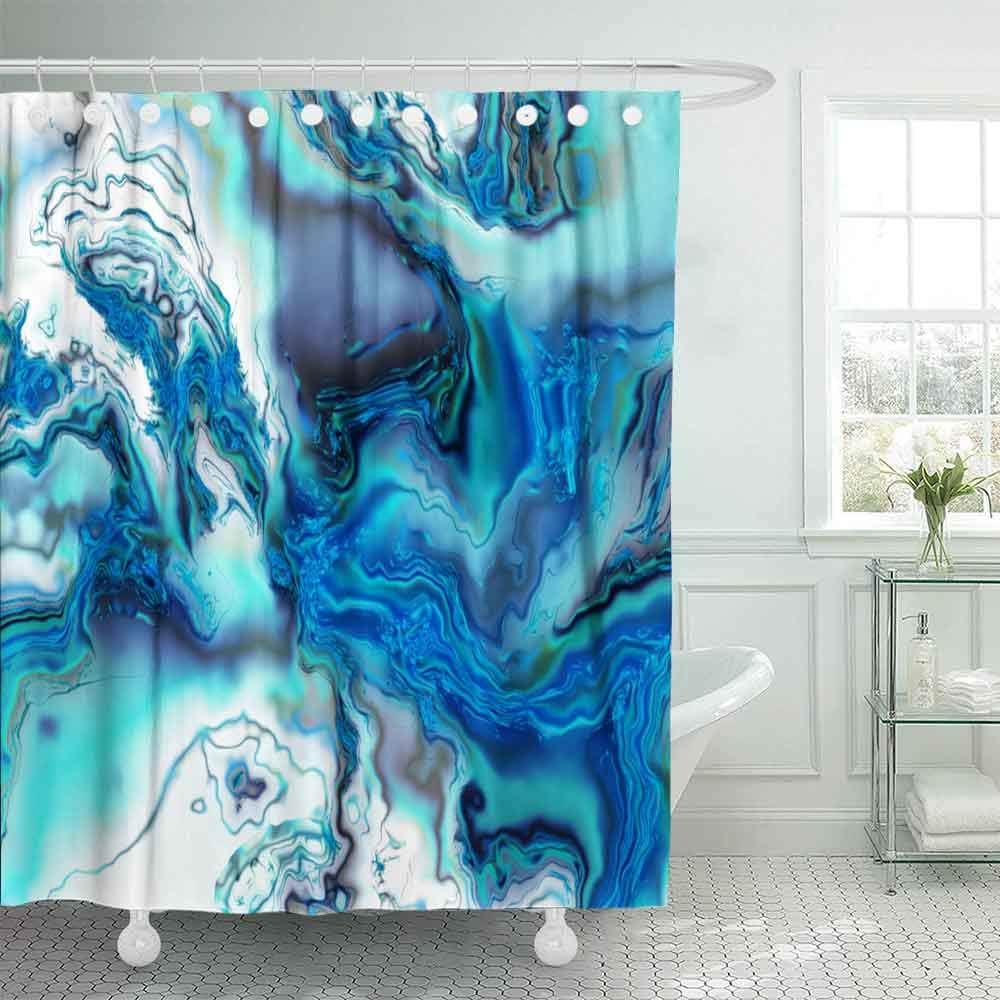 Dethel Modern Shower Curtain, 72X72 Outdoor Shower Curtain