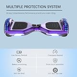 RCB 6.5 inch Hoverboards Bluetooth Speaker LED Lights Kids Adults view 6
