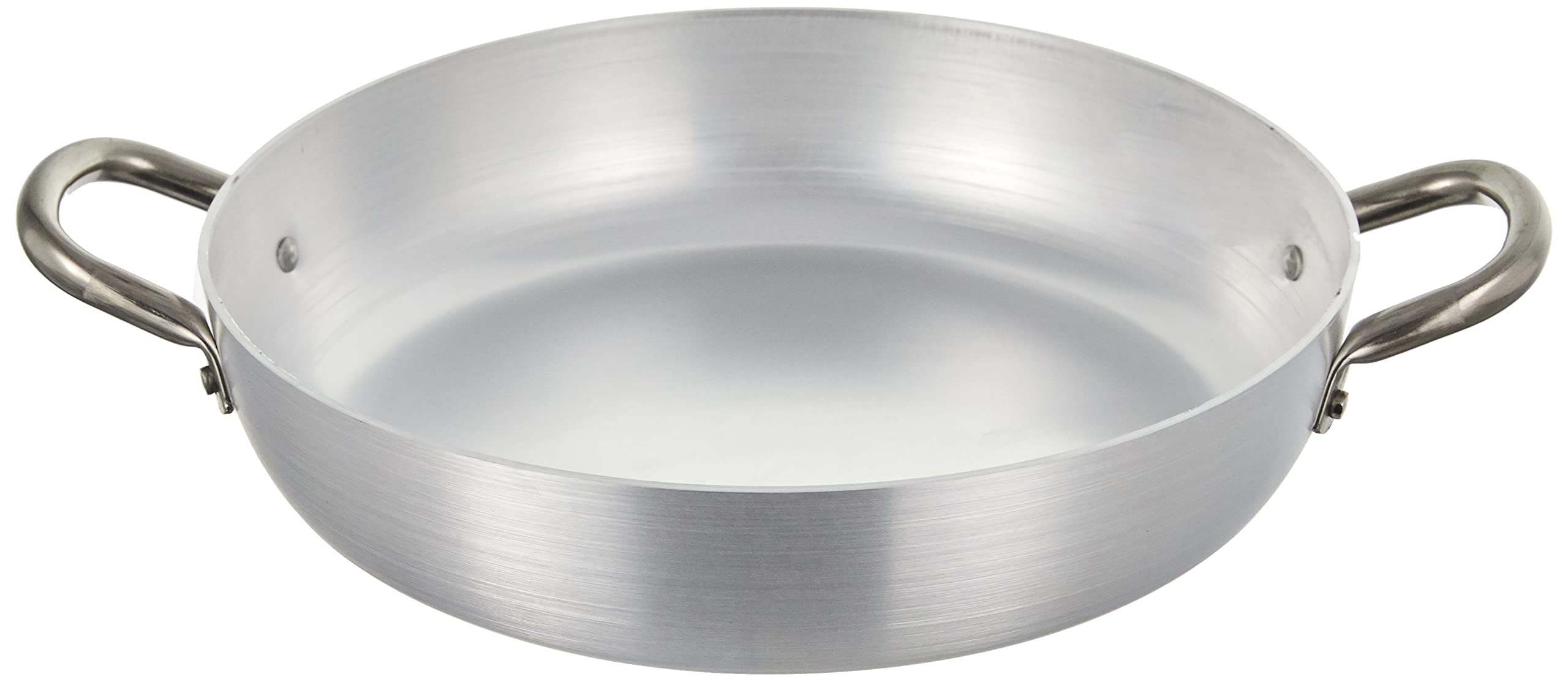Pentole Agnelli Aluminium Inbox Omelette Pan With 2 Handles, Diameter 24 Cm.