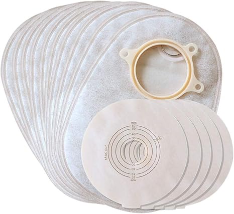 Amazon Co Jp 人工肛門用人工肛門用人工肛門造設術ストーマケア ツーピースシステム カットツーフィット 最大カット57 Mm 10個入り 5個入り ホーム キッチン