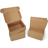 PHAREGE 6 Pack 12x9x4 inch Cardboard Shipping Boxes, Brown Gift Boxes | Tuck Top, Quick Fold, Easy Assemble, Shape Well, Single Corrugated, DIY Cardboard, Shirt, Shoe, Small Business Packaging