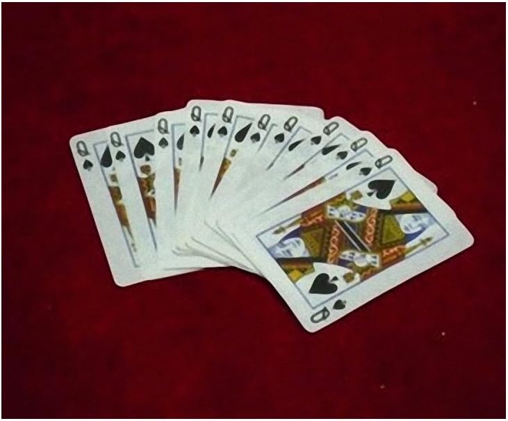 Fire Magic Tricks 15 pcs Fire Playing Card (Queen of Spades)