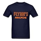 MozFashion Black Friday Men's Flynns Arcade T-Shirts Navy L