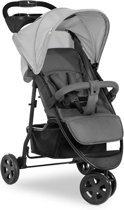 hauck Citi Neo 3 Grey 3-Wheel Pushchair with Raincover 7.5 kg Folding