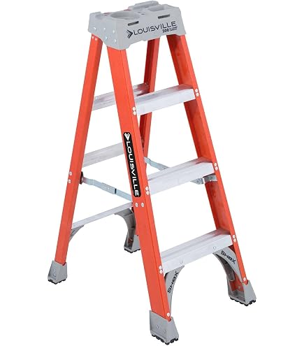 Werner Twin Stepladder,Fiberglass,IAA,4ft,T7400 - Extension
