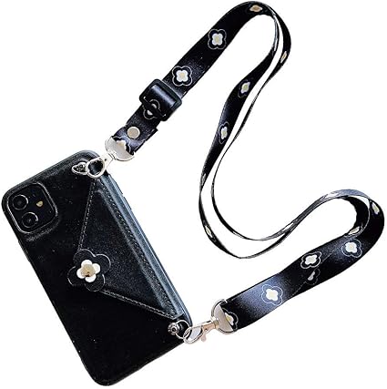 Amazon Co Jp Iphone 11 ケース封筒スマホケース おしゃれ 椿の花携帯ケース ス肩掛け 首かけ 斜めがけ ショルダー Pu レザー かわいい Icカード収納 携帯カバー Iphone 11 黑 家電 カメラ