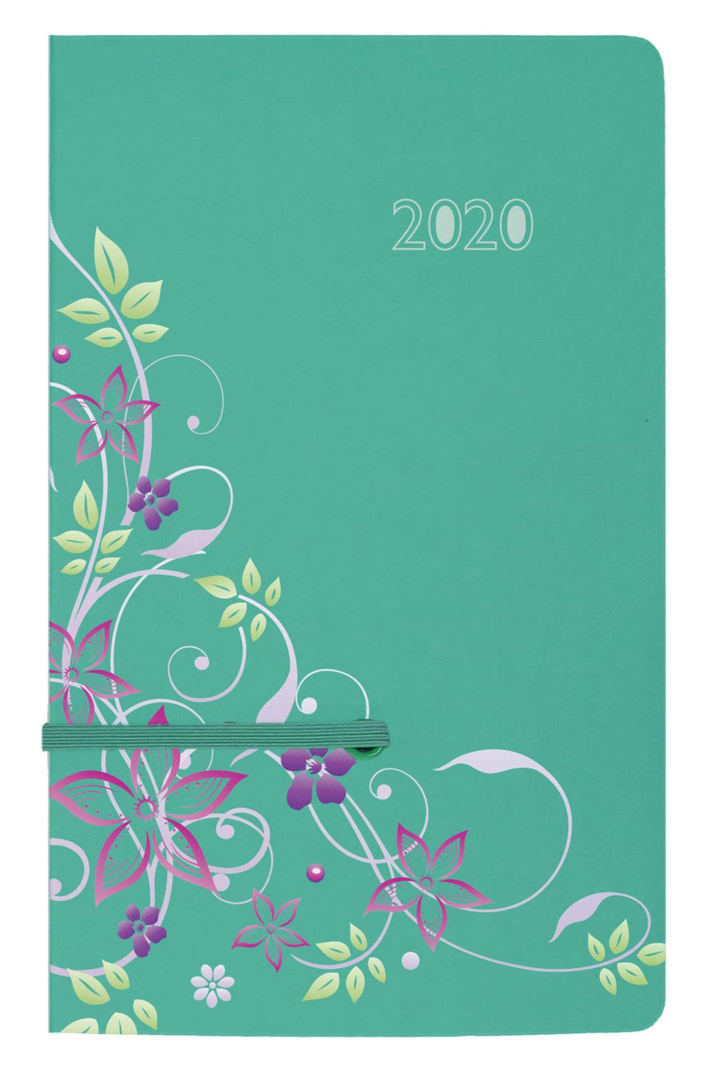 Idena 11415 Agenda 2020 A5 Fabric Green
