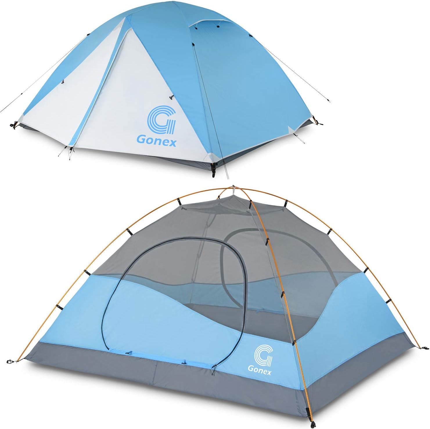Gonex Camping Tent 34 People Dome Tent Windproof & Waterproof Camping