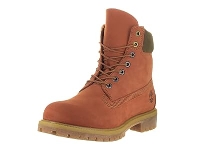 orange timberlands mens