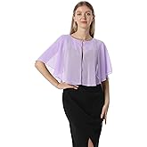 Hotshawl Chiffon Capelet Soft capes Shawls and Wraps for Evening Dress Wedding Cape 1920s shawl accessories for women