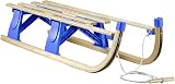 Alpenflitzer Davos Style Toboggan 100cm Foldable Collapsible Sledge with Rope view 8