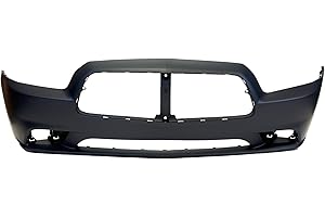 FitParts Compatible with Front Bumper Cover Fascia 2011-2014 Dodge Charger Pursuit R/T SE SXT Sedan 11-14. New Primed Without Sensor Holes, With Fog Light Holes. CH1000992 68092596AA