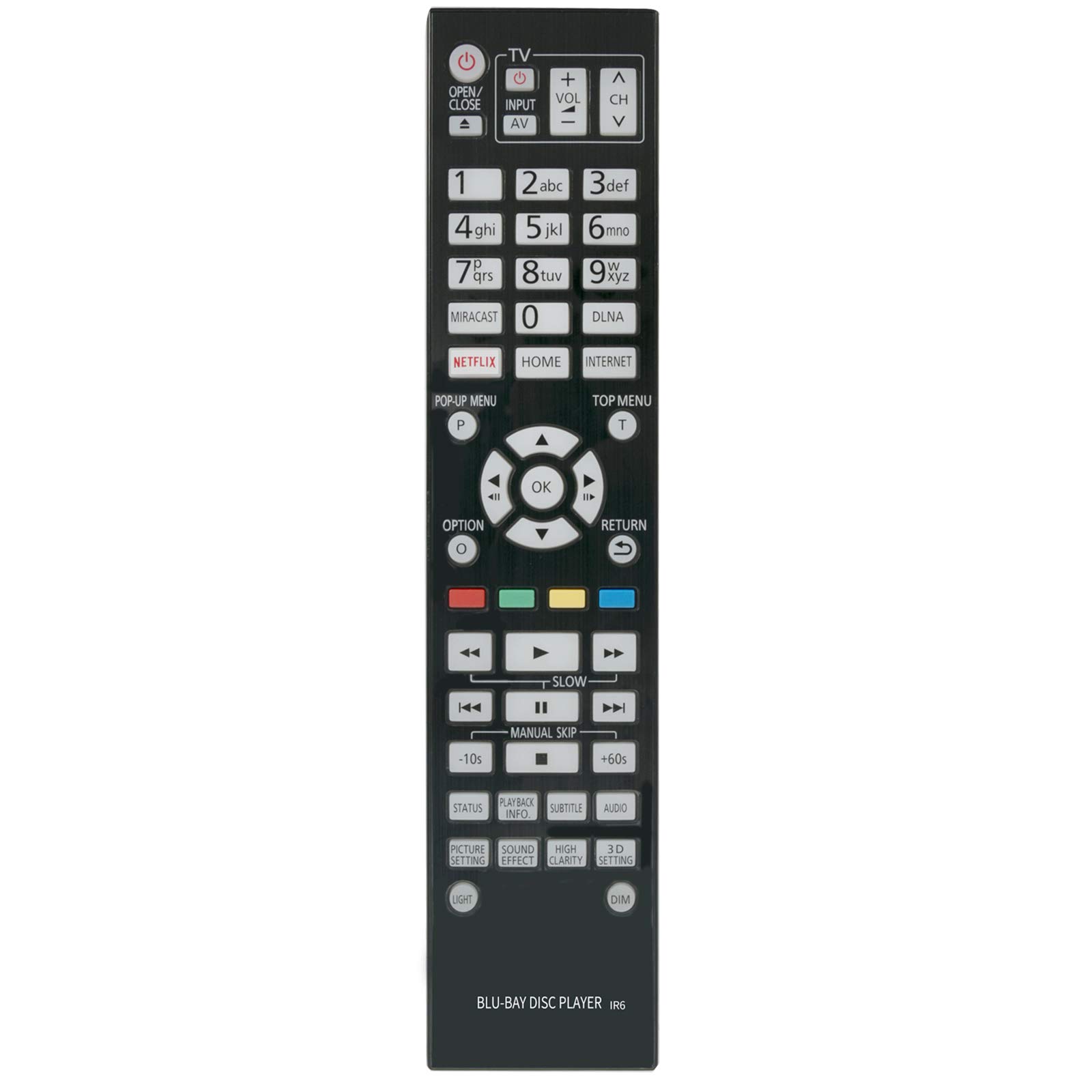 VINABTY N2QAYA000128 Replacement Remote Fit for Panasonic Ultra HD Blu-ray Disc Player DMP-UB900 DMP UB900