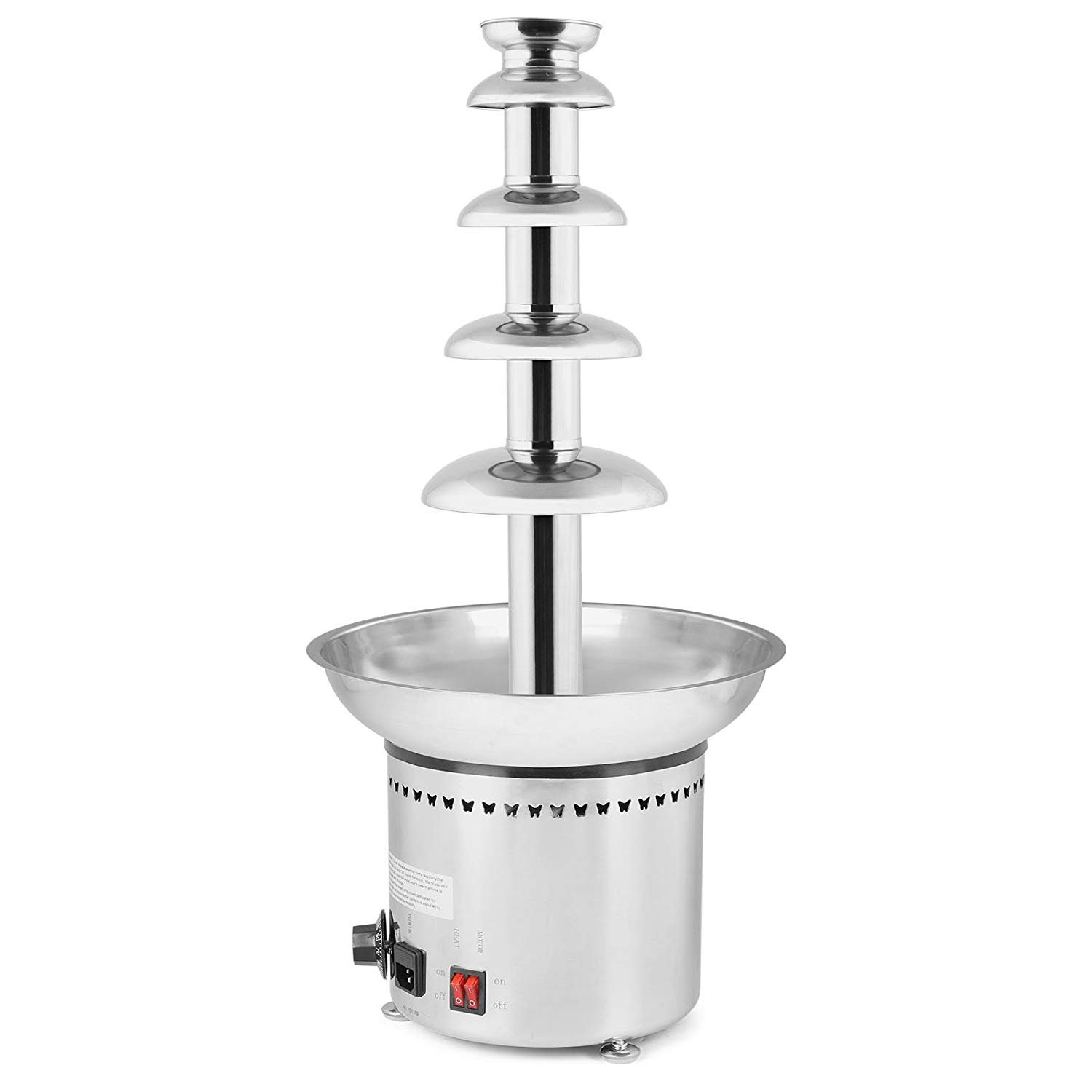 VEVOR Commercial Chocolate Fountain Machine 68cm or 27inch Stainless