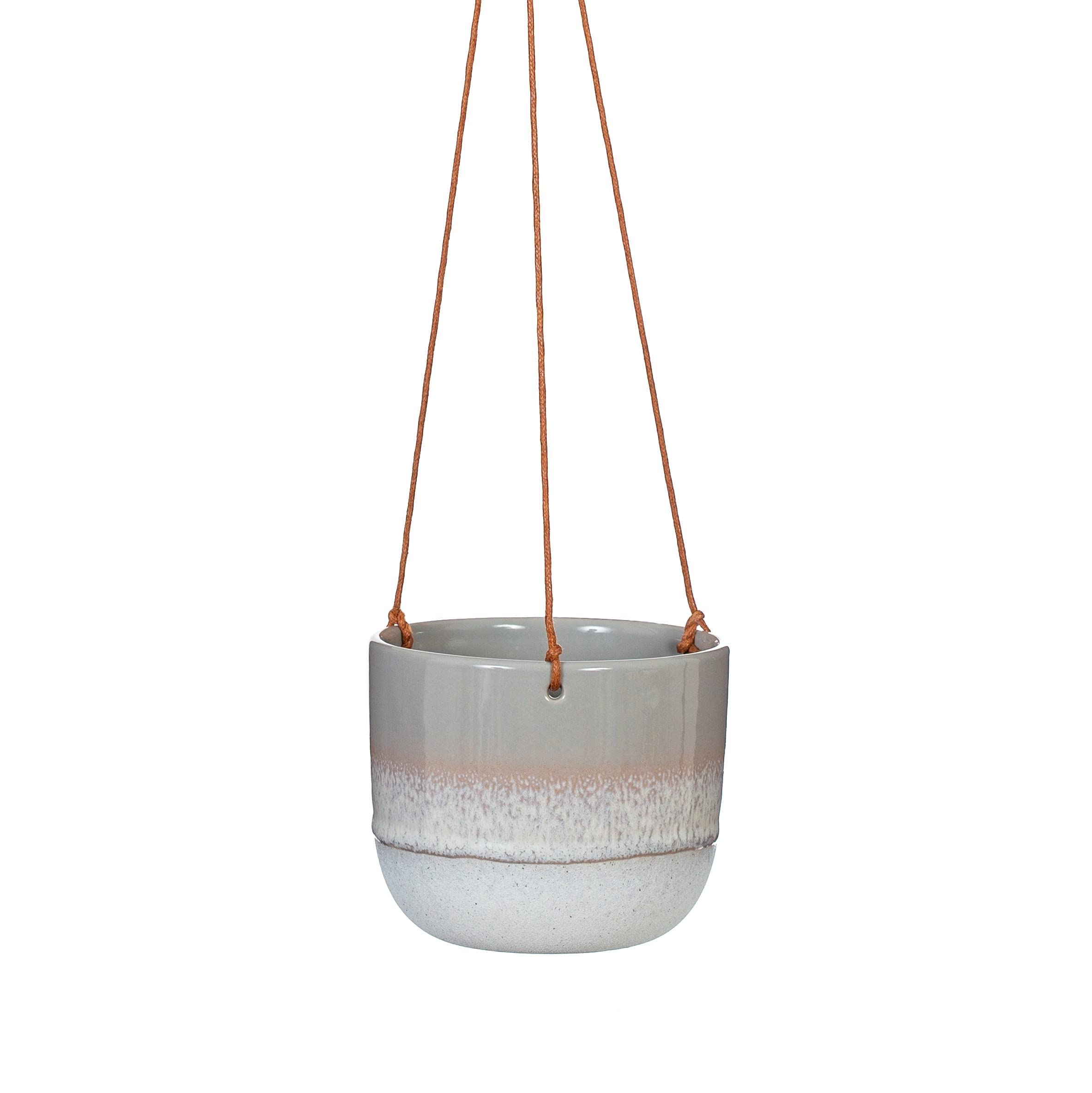 Sass & Belle Mojave Grey Hanging Planter