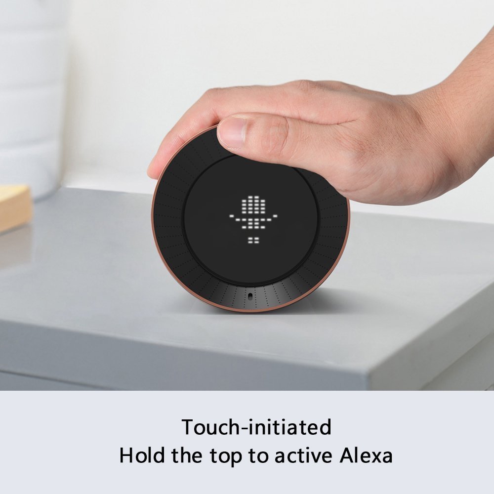 Vobot Smart Alarm Clock with Amazon Alexa[TouchInitiate], 5W Speaker