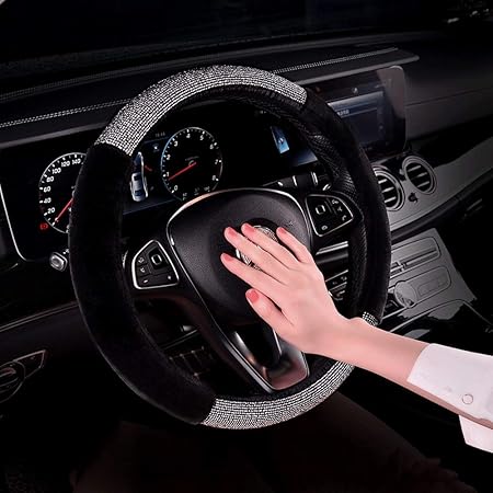 Amazon ダイヤモンドと冬の車のステアリングセット短い豪華な女性かわいいファッションの韓国語版ノンスリップと耐久性 Yzpbb 色 F ハンドルカバー 車 バイク Amazon ダイヤモンドと冬の車のステアリングセット短い豪華な女性かわいいファッションの韓国語版ノンスリップと耐久性 Yzpbb 色 F ハンドルカバー 車 バイク