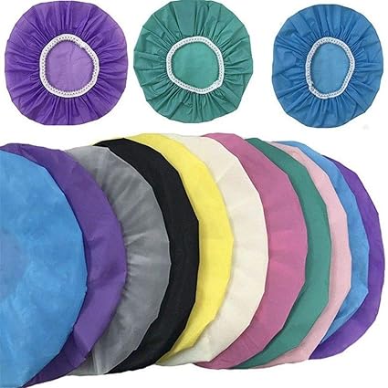Vm Mall Reusable Bath Cap Waterproof Shower Hair Cover (Plane)