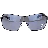 SA106 Mens Italian Designer Fashion Wrap Shield Sport Pilot Sunglasses
