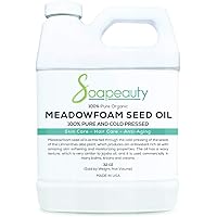Soapeauty MEADOWFOAM SEED OIL Cold Pressed Unrefined | 100% Pure Natural Meadowfoam Seed Oil for Face & Hair | Moisturizer fo