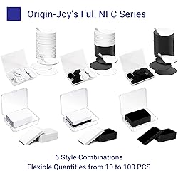 Origin-Joy 50 PCS NFC Tags, NTAG215 Blank