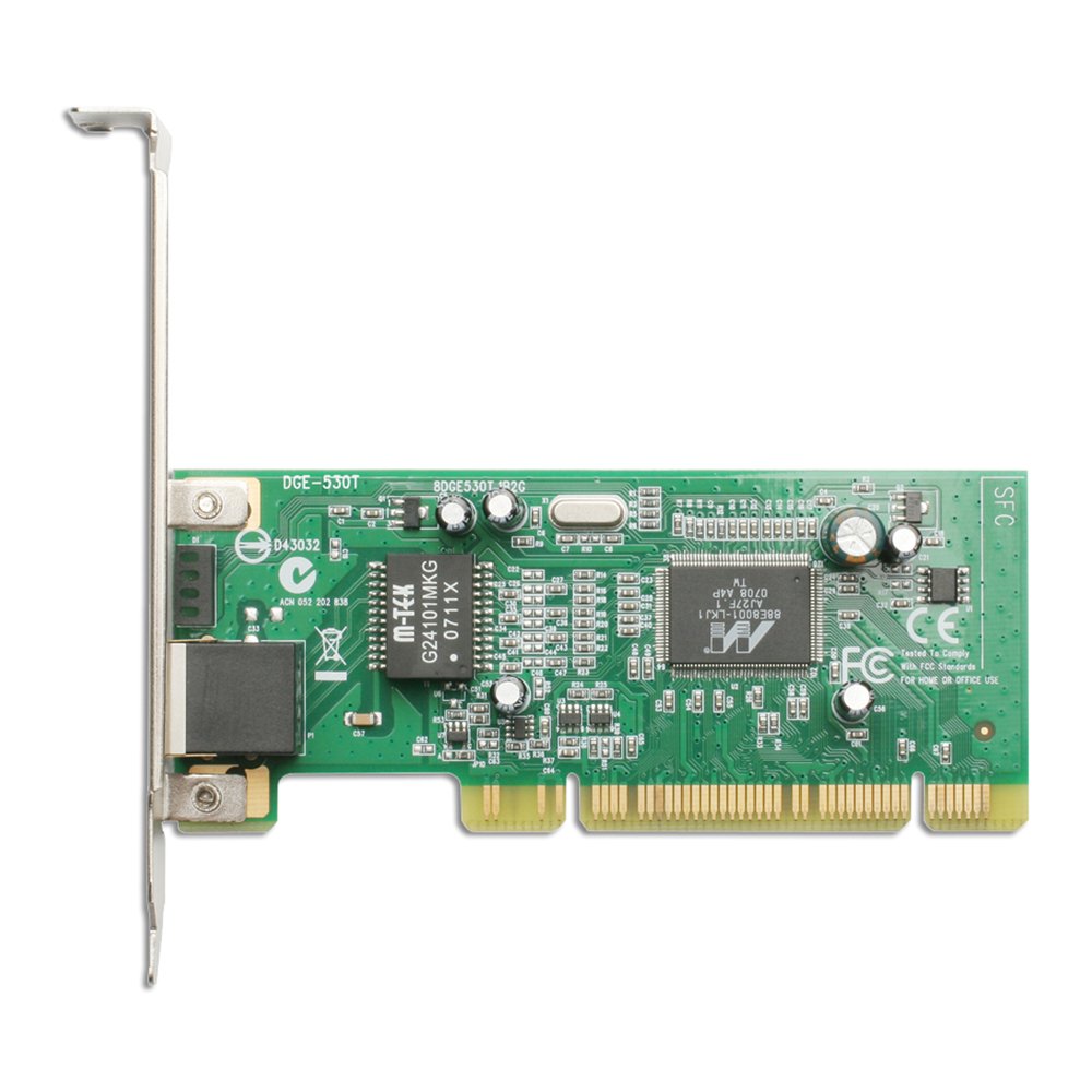 D-Link DGE 530T - Network adapter - PCI low profile - EN, Fast EN, Gigabit EN - 10Base-T, 100Base-TX, 1000Base-T