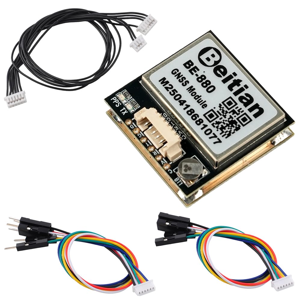 DIYmalls BE-880 GPS Receiver Module TTL IST8310 Compass 10th Chip 115200bps for Arduino FPV Aircraft CC3D Flight Control, Replace BN-880 GPS