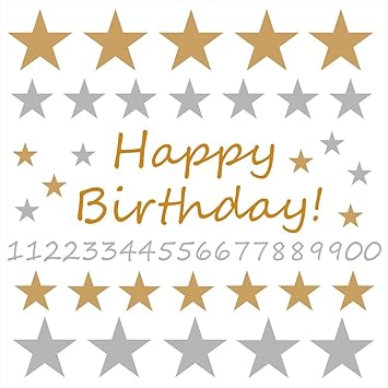Amazon 誕生日 シール式ウォールステッカー 誕生日 ウォール Amazon 誕生日 シール式ウォールステッカー 誕生日 ウォール