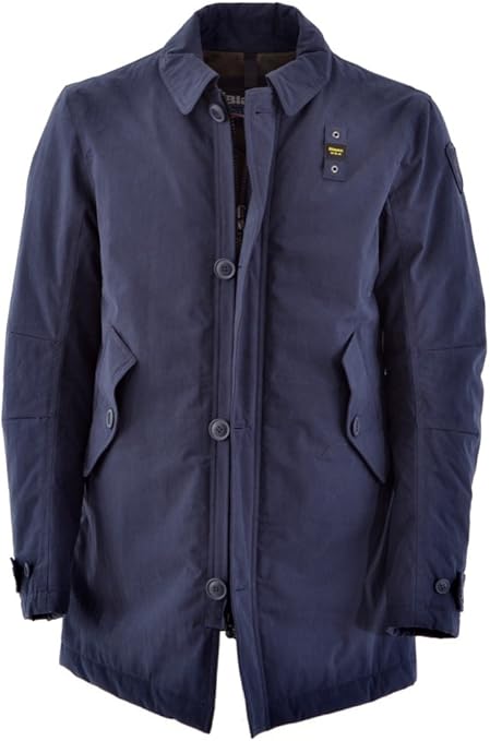 Blauer trench uomo Clearance