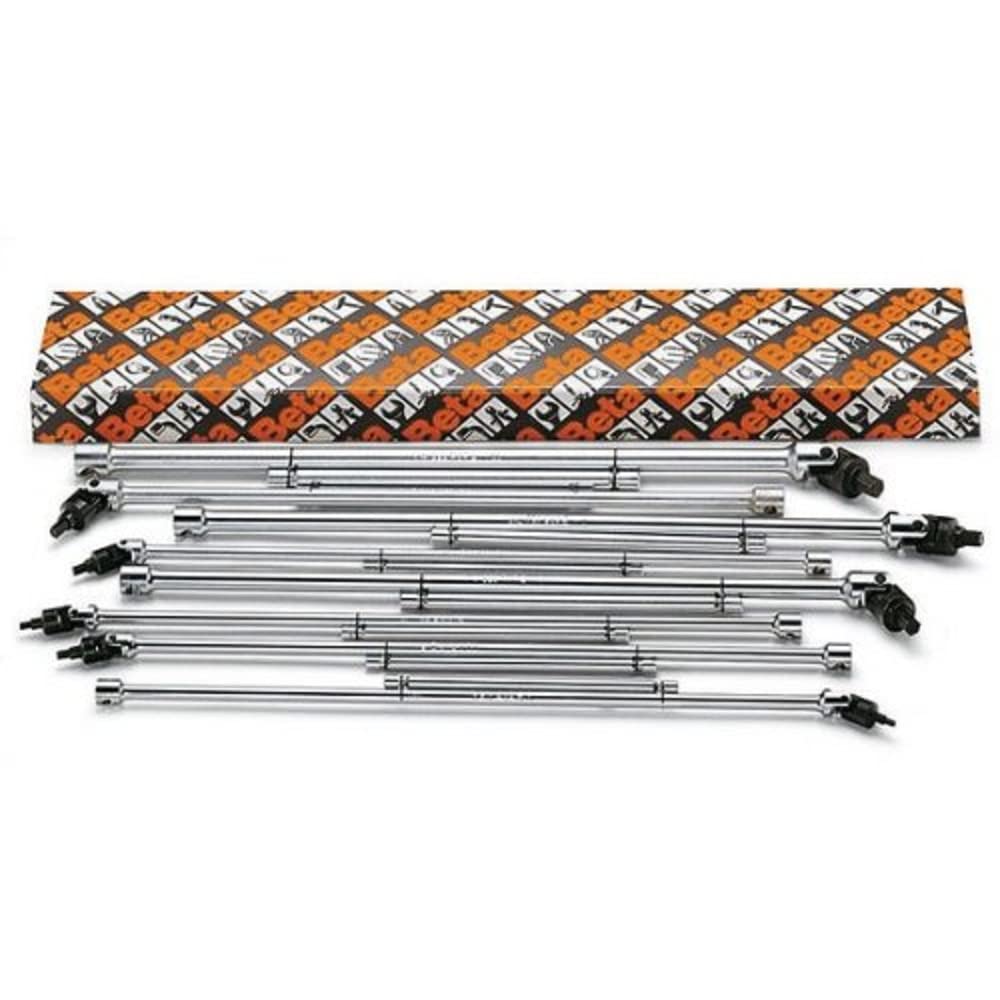 Beta 9530301 Model 953 /S9 Set of 9 T-Handle Wrenche with Swivelling Hexagon Male End