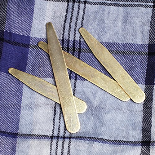 CS3018 Gold Mens Stainless Steel Collar Stays for Shirts - 24pcs By Y&G