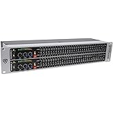 Rockville REQ231 Dual 31 Band 1/3 Octave Graphic Equalizer with Sub-Output, Grey